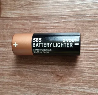 Encendedor soplete forma de pila