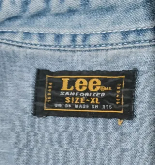 Camisa vaquera Lee Rider Talla XL