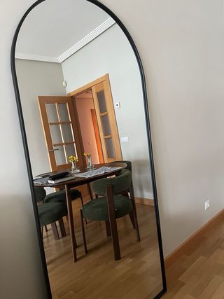 Espejo Arco Negro Metal