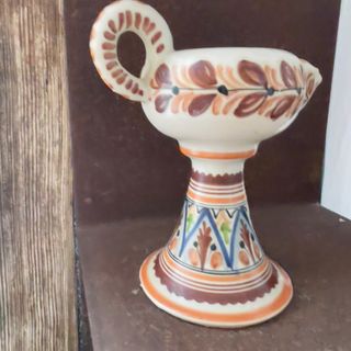 Lámpara de cerámica vintage Talavera