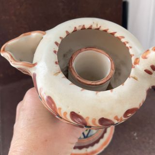 Lámpara de cerámica vintage Talavera