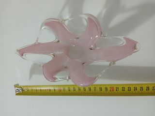 Grande Svuotatasche Vetro Murano Rosa