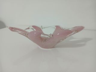 Grande Svuotatasche Vetro Murano Rosa