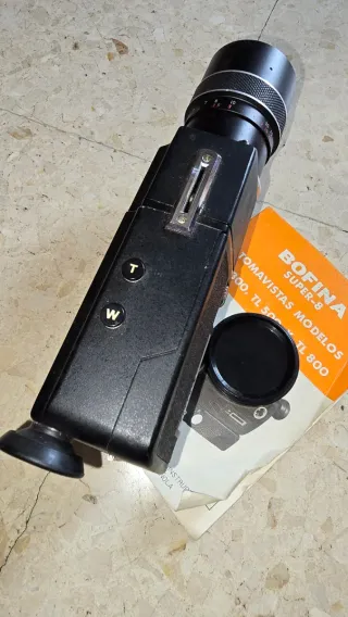 Cámara Cine BOFINA Super-8 + Manual + Maletín
