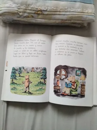 Sábanas franela infantil, peluche y cuento