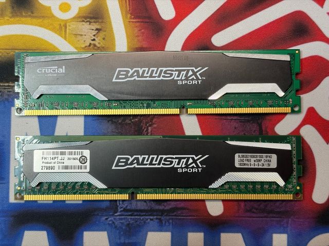 2x8gb Crucial Ballistix Sport DDR3 1600MHz
