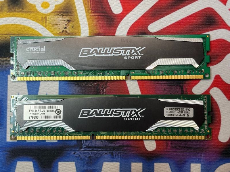 2x8gb Crucial Ballistix Sport DDR3 1600MHz
