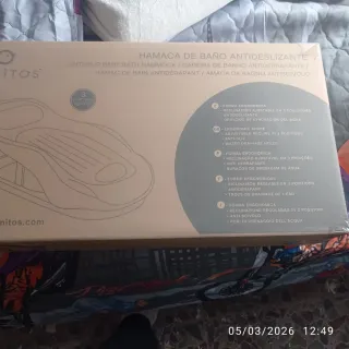 Hamaca de baño antideslizante bebé