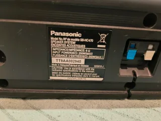 Altavoz Central Panasonic SB-HC470 Negro 250w
