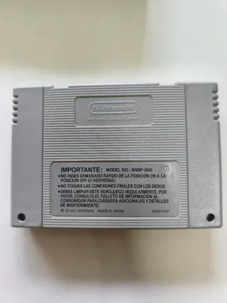 Super Nintendo Super Battletank PAL Version