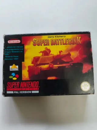 Super Nintendo Super Battletank PAL Version