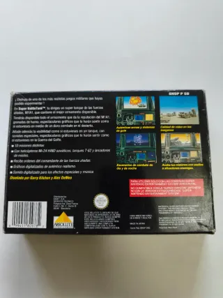 Super Nintendo Super Battletank PAL Version