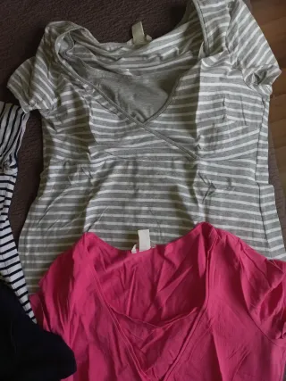 Lote 3 Camisetas Premamá Talla M