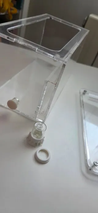 Terrario/Hormiguero Metacrilato Rojo