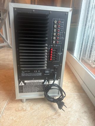 Altavoz Firstline FL-100 Beige/Plata