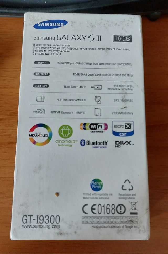 Samsung Galaxy S3 GT-I9300 Bianco