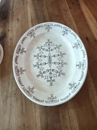 Sopera y plato Segovia con sello