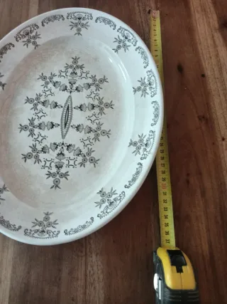 Sopera y plato Segovia con sello