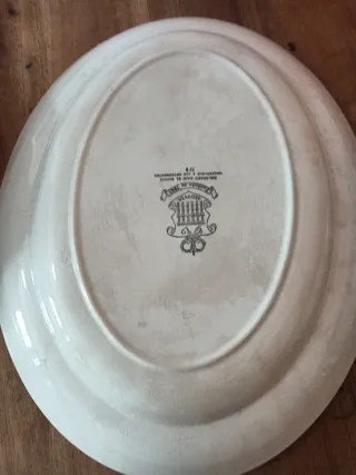 Sopera y plato Segovia con sello