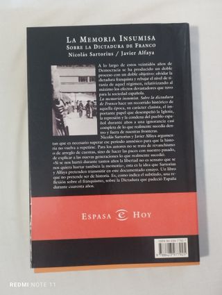 La memoria insumisa: Sobre la dictadura de Franco.