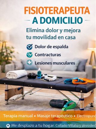 Fisioterapeuta profesional a domicilio
