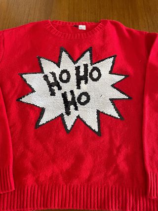 Jersey Jotties Navidad Negro Talla M