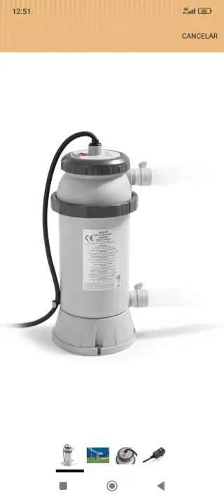 Calentador Eléctrico Piscina Intex