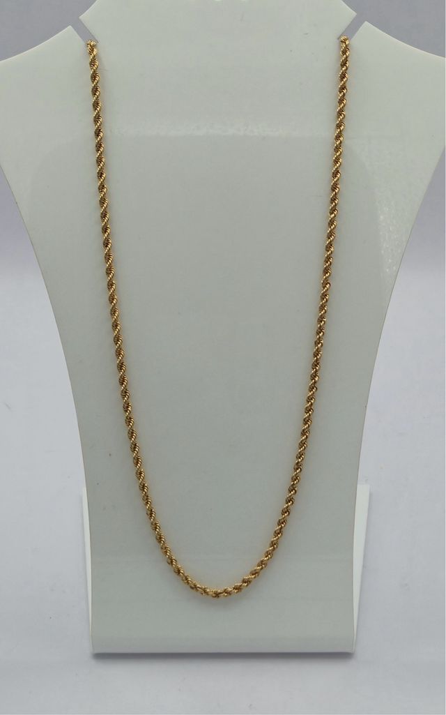 Cadena Salomónica Oro 18k 60cm