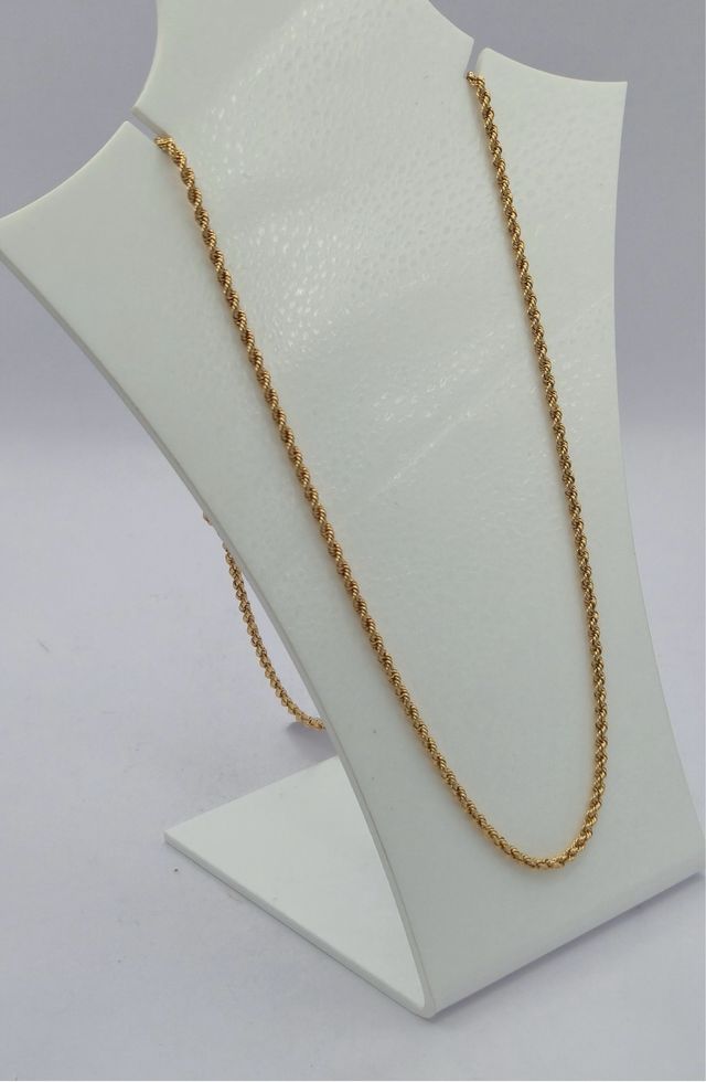 Cadena Salomónica Oro 18k 60cm