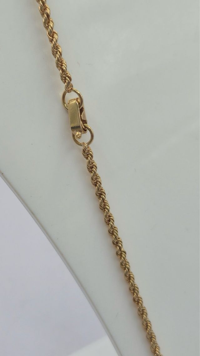 Cadena Salomónica Oro 18k 60cm