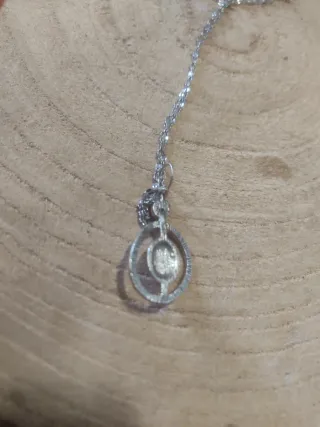 Collana con ciondolo tribale quarzo giallo e viola