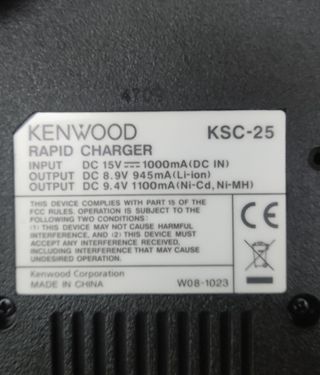 Cargador Walkie Talkie Kenwood