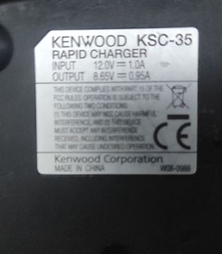 Cargador Walkie Talkie Kenwood