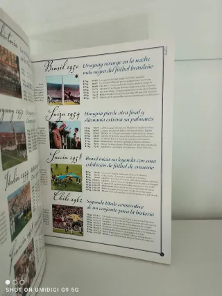 Libro Historia de los Mundiales de Fútbol