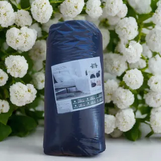 Edredón Cama Acolchado para camas 135/160 azul