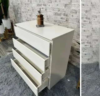 Cajonera blanca 4 cajones