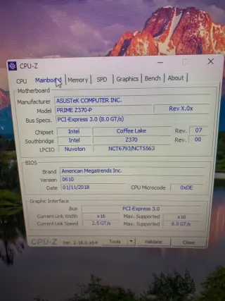 I7 8700k + placa base prime z370 p + 16gb ram ddr4