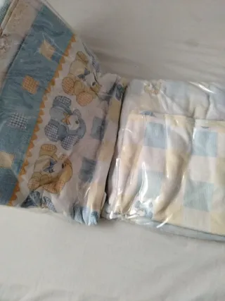 Sábanas franela osito y cuento infantil