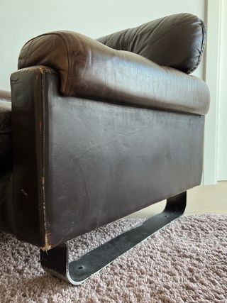 Poltrone Lounge in Pelle Vintage Marrone