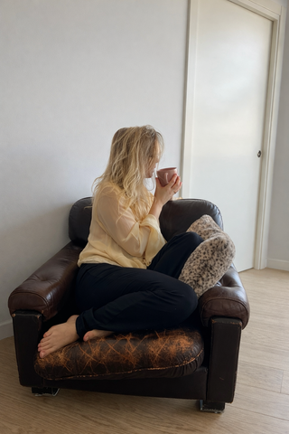 Poltrone Lounge in Pelle Vintage Marrone