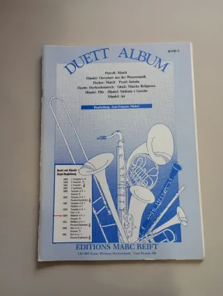 Partitura duo trompa y trombón