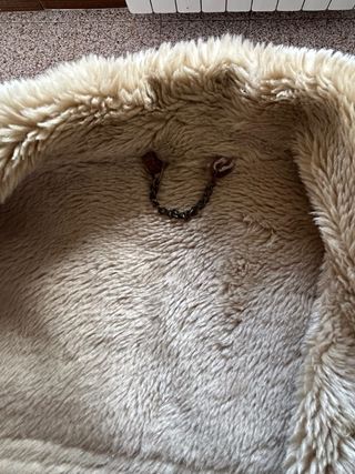 Chaqueta de ante forrada de borrego