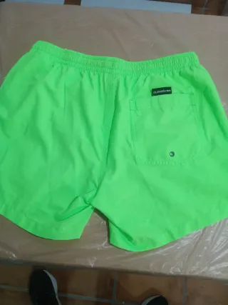 Bañador Quiksilver Hombre Verde fosforito
