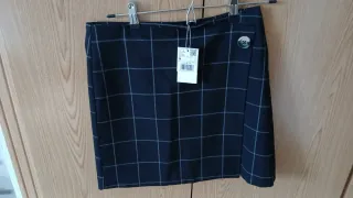 Falda Mango cuadros talla M