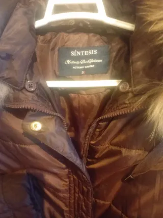 Abrigo SINTESIS Talla S Mujery regalo neceser
