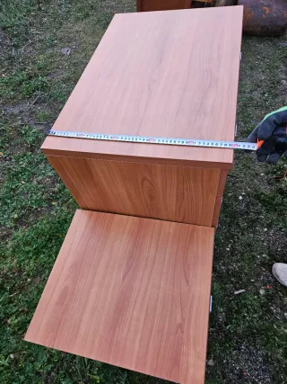 Mueble TV 2 cajones + hueco central