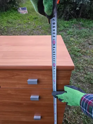 Mueble TV 2 cajones + hueco central