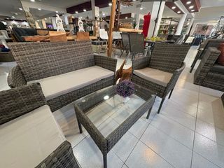 Conjunto Terraza 3 Piezas + Mesa Centro