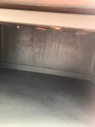 Estufa antigua de hierro fundido