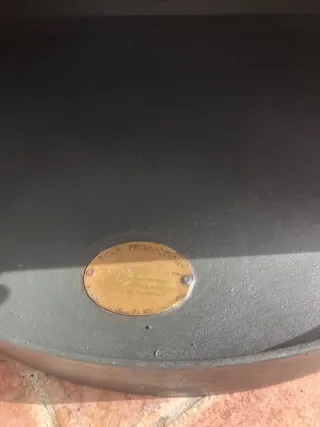 Estufa antigua de hierro fundido